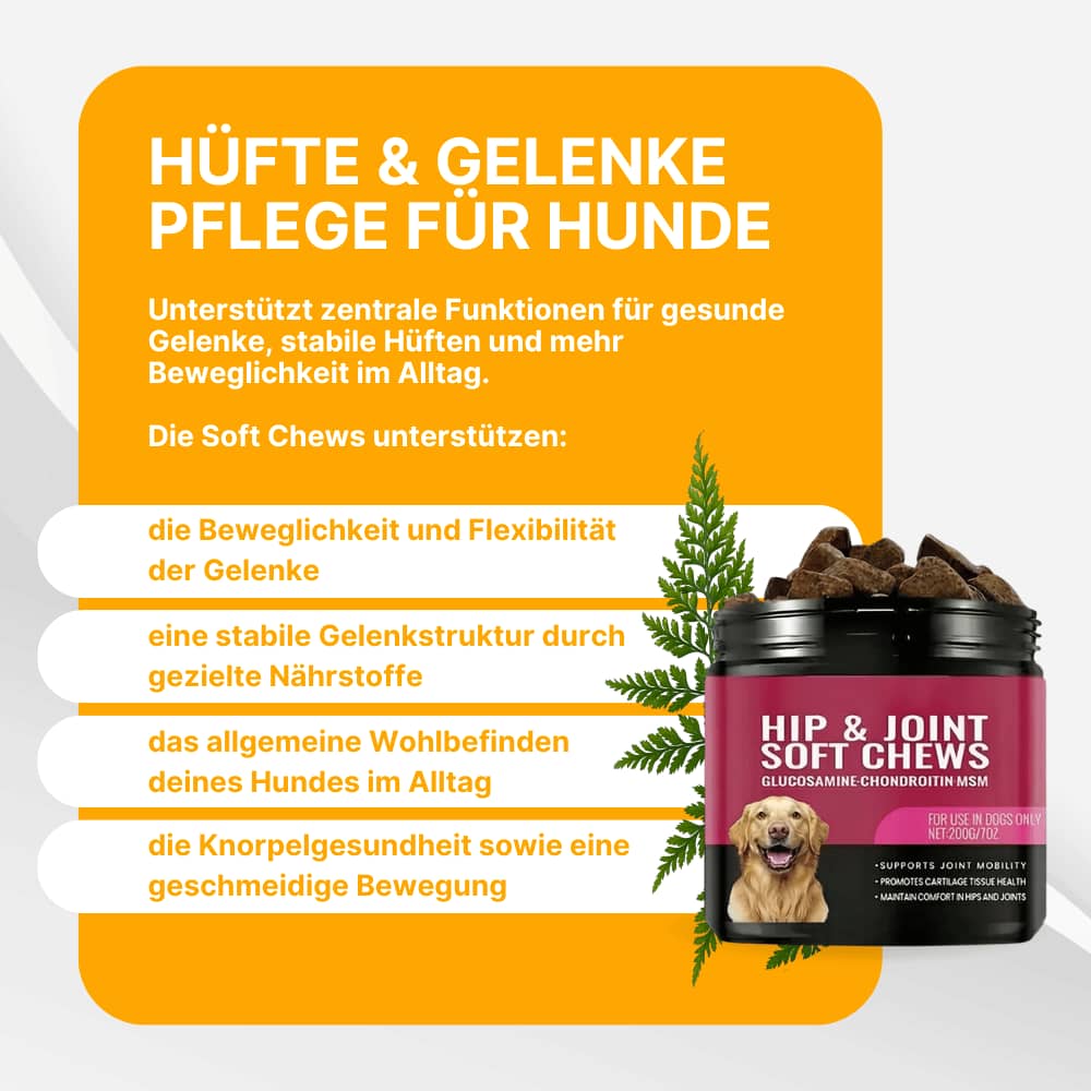 Hüfte & Gelenke Soft Chews für Hunde