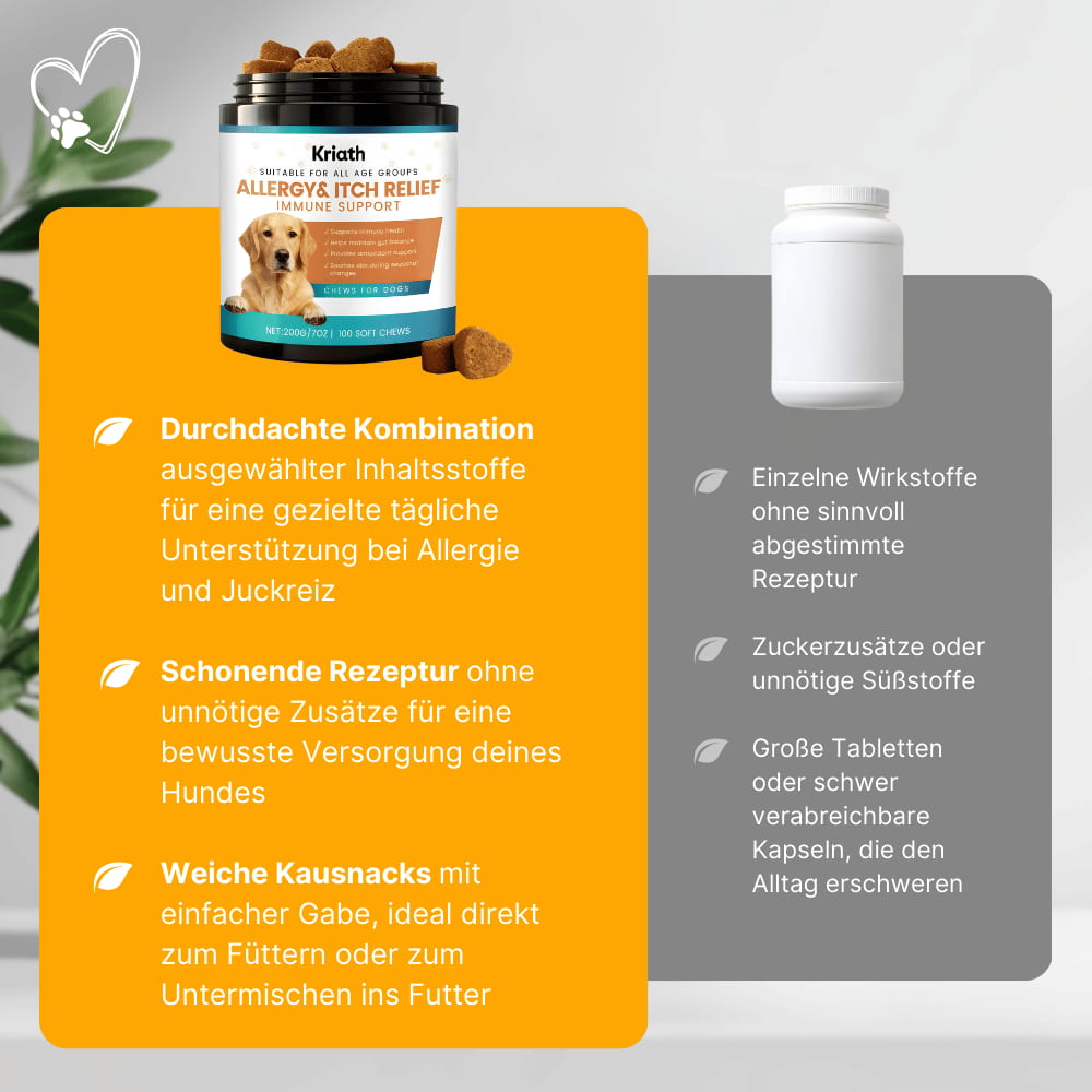Allergie & Juckreiz Kausnacks für Hunde