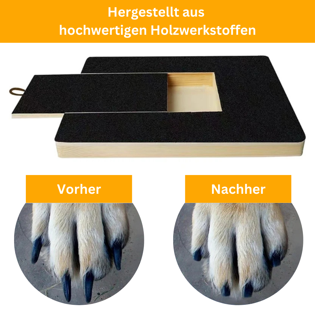 Kratzbrett für Hunde - Stressfrei Hundekrallen schleifen