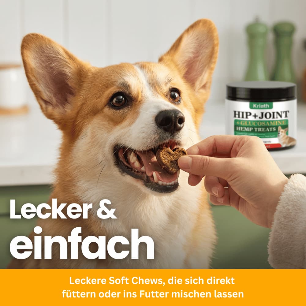 Gelenk-Kausnacks für Hunde mit Glucosamin