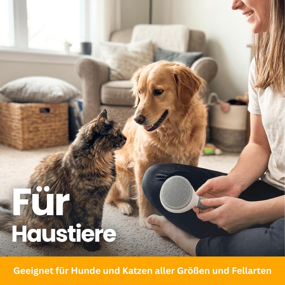 FurClean – Gentle Grooming Brush for Dogs & Cats