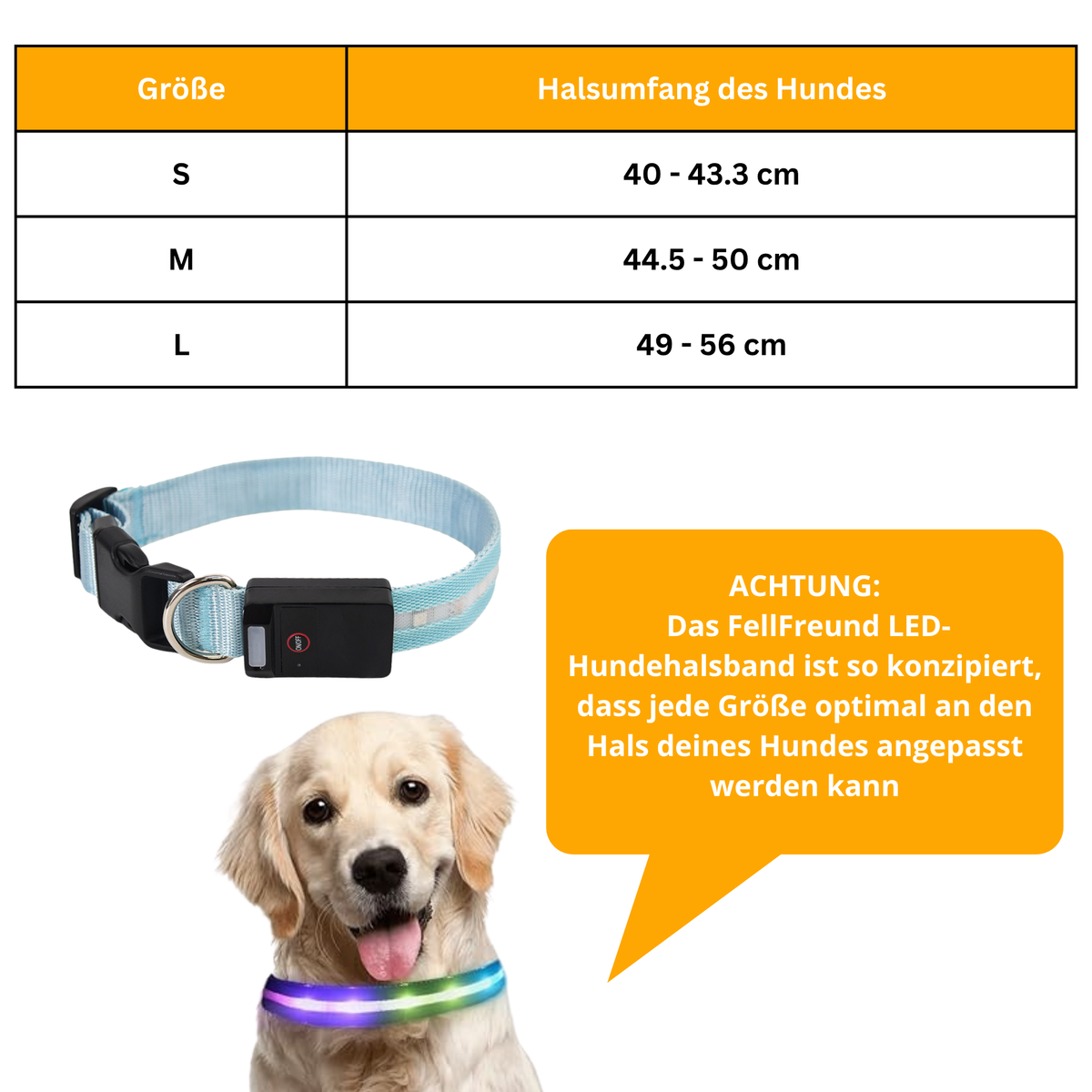 LED Light-Up Collar Pro