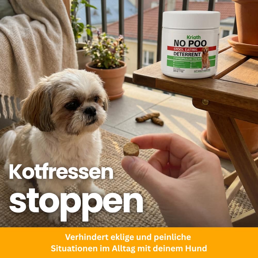 Verdauungskomplex für Hunde - Kautabletten gegen Kotfressen