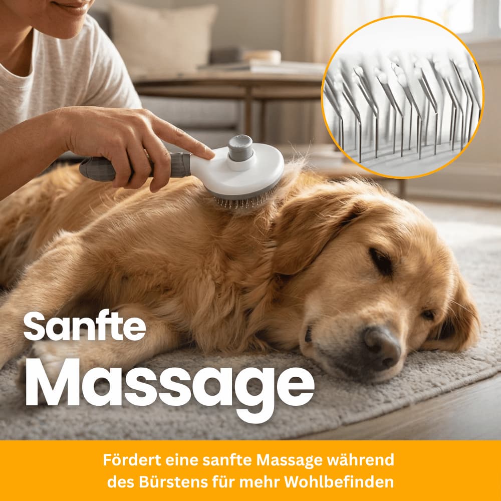 FurClean – Gentle Grooming Brush for Dogs & Cats