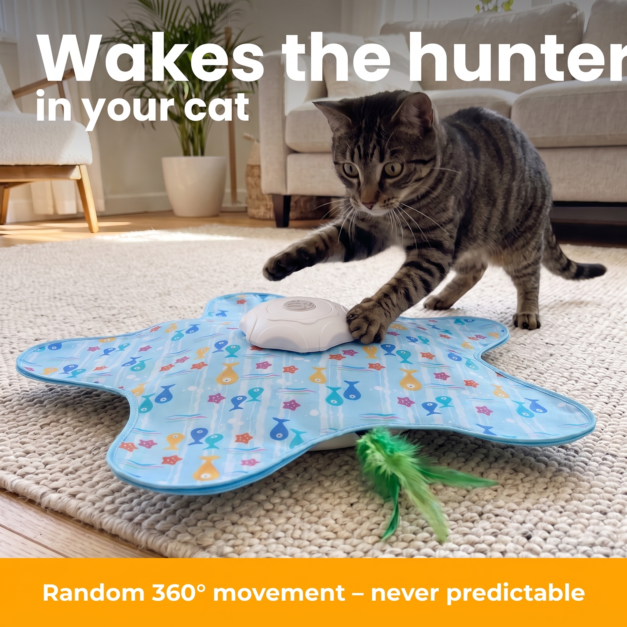 [en] Wakes the hunter in your cat