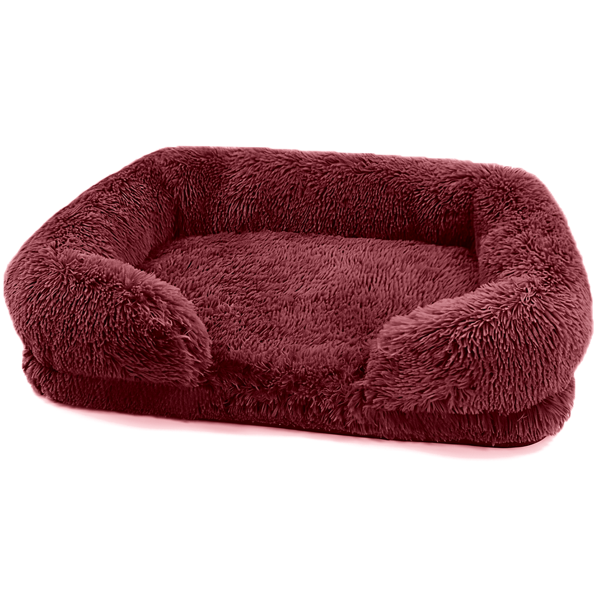 CloudCouch Hundebett im Sofa-Stil in Bordeaux