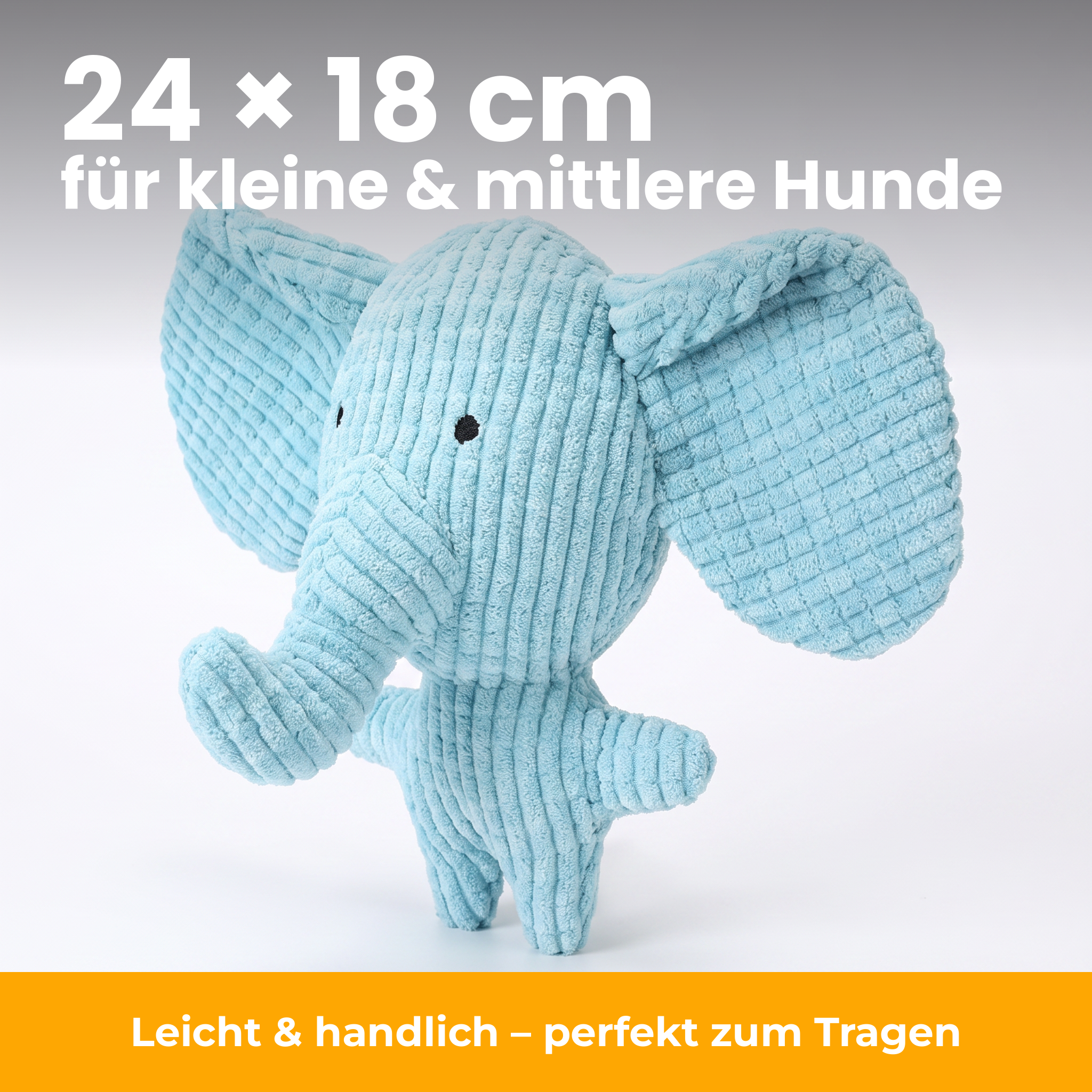 [de] KauElefant ca. 24 x 18 cm für kleine und mittelgroße Hunde