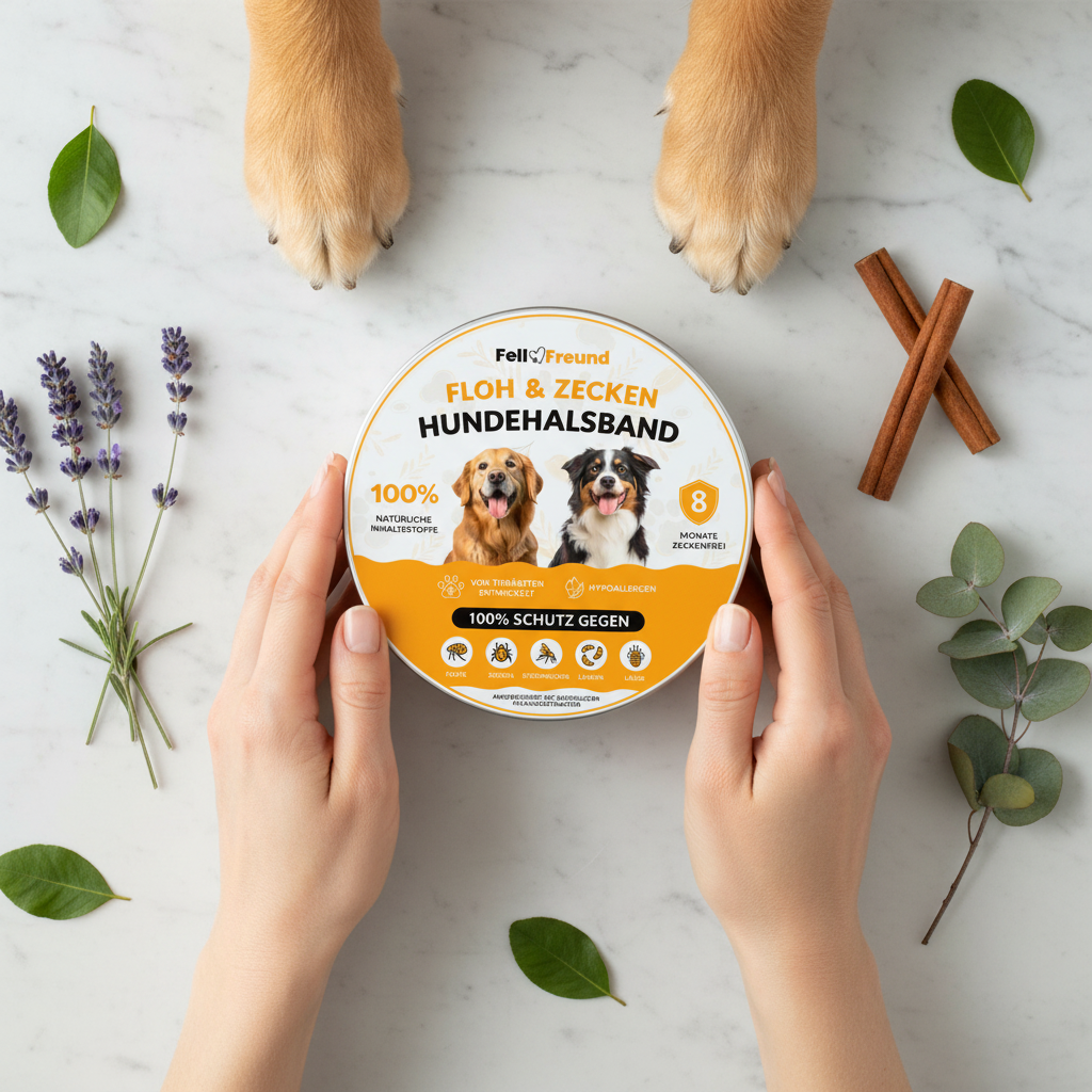 Floh- und Zeckenschutz Halsband für Hunde