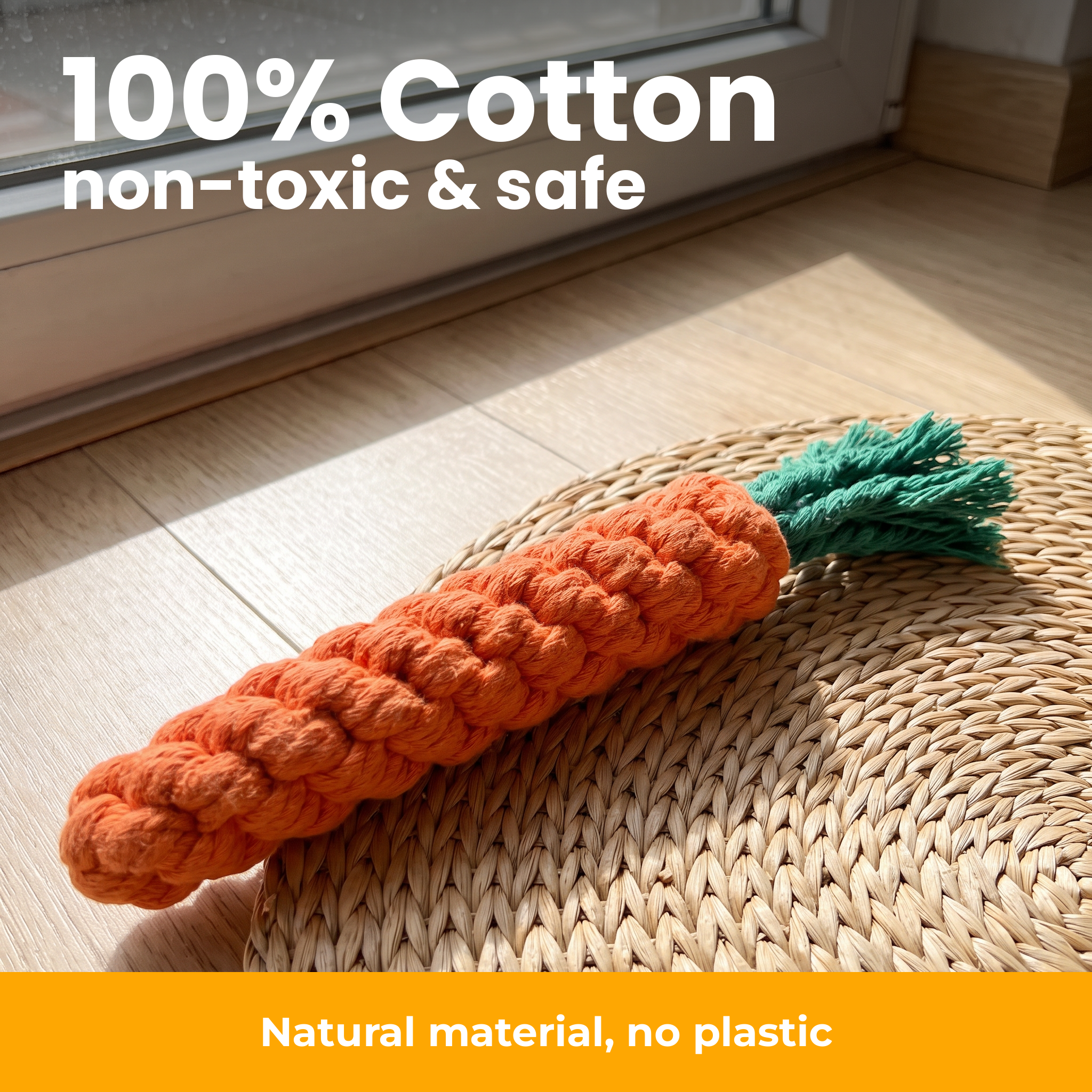 [en] 100% cotton, non-toxic and safe