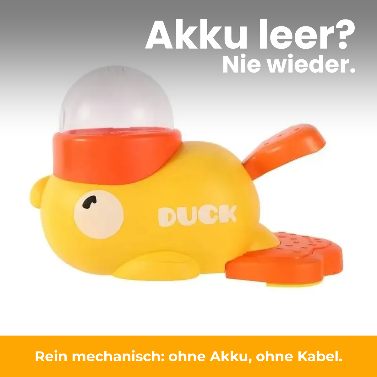 [de] Akku leer? Nie wieder.