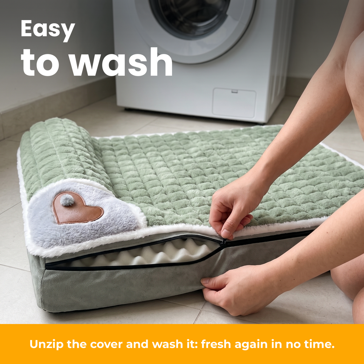 [en] SnugPad – Unzip the cover and wash it