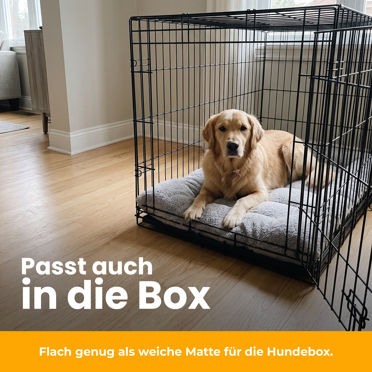 [de] TeddyBed – TeddyBed als Matte in der Hundebox